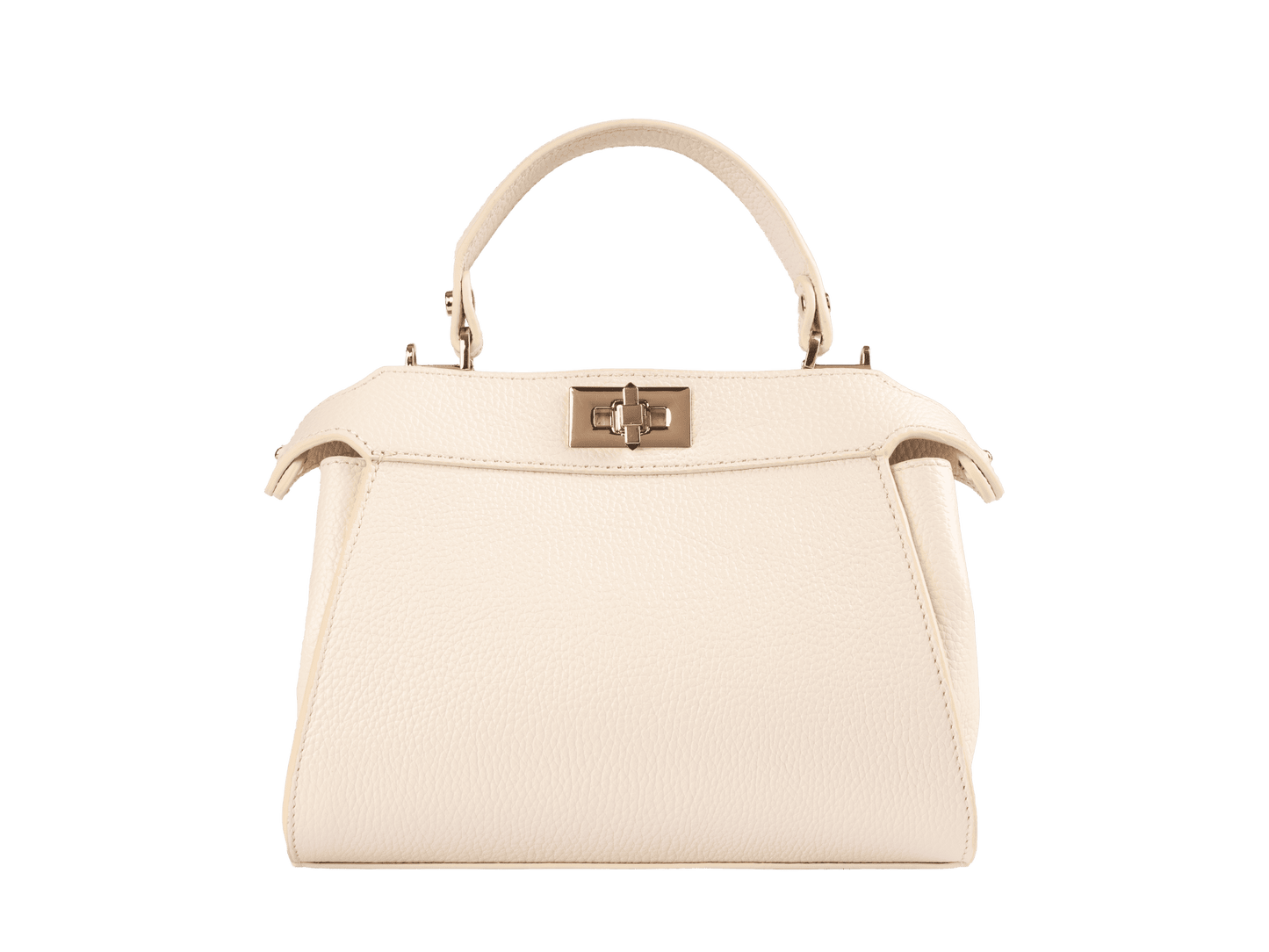 Premium Full Grain Leather Mini Handbag | Shoulder Strap Included, Compact Yet Roomy, Soft Alcantara Lining | Stylish Daily Carry