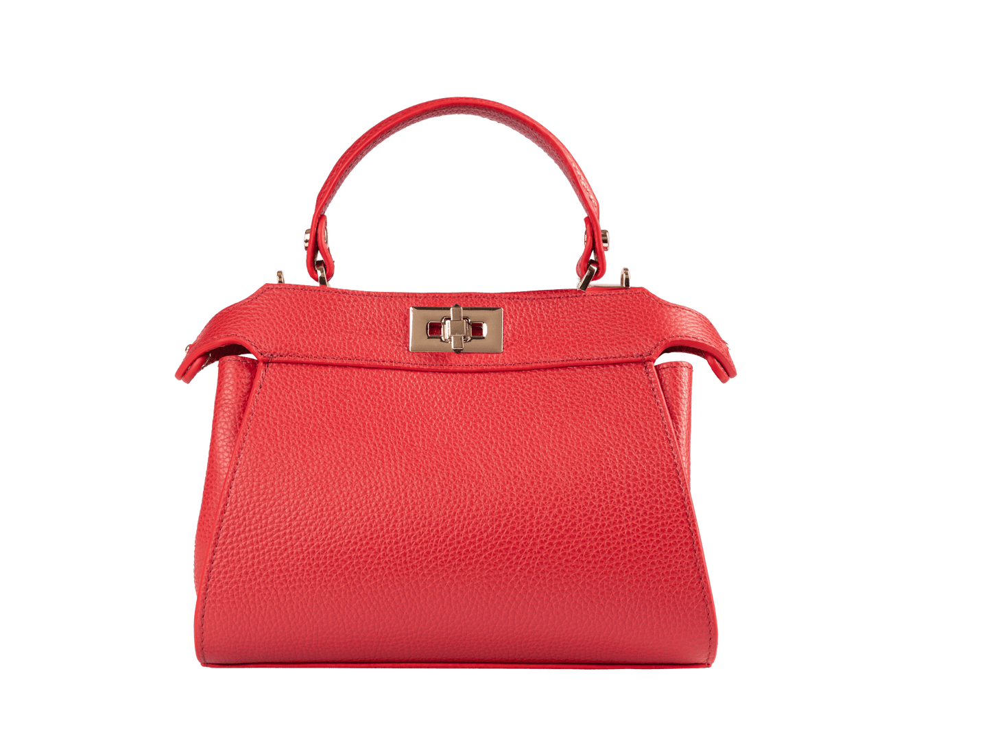 Premium Full Grain Leather Mini Handbag | Shoulder Strap Included, Compact Yet Roomy, Soft Alcantara Lining | Stylish Daily Carry
