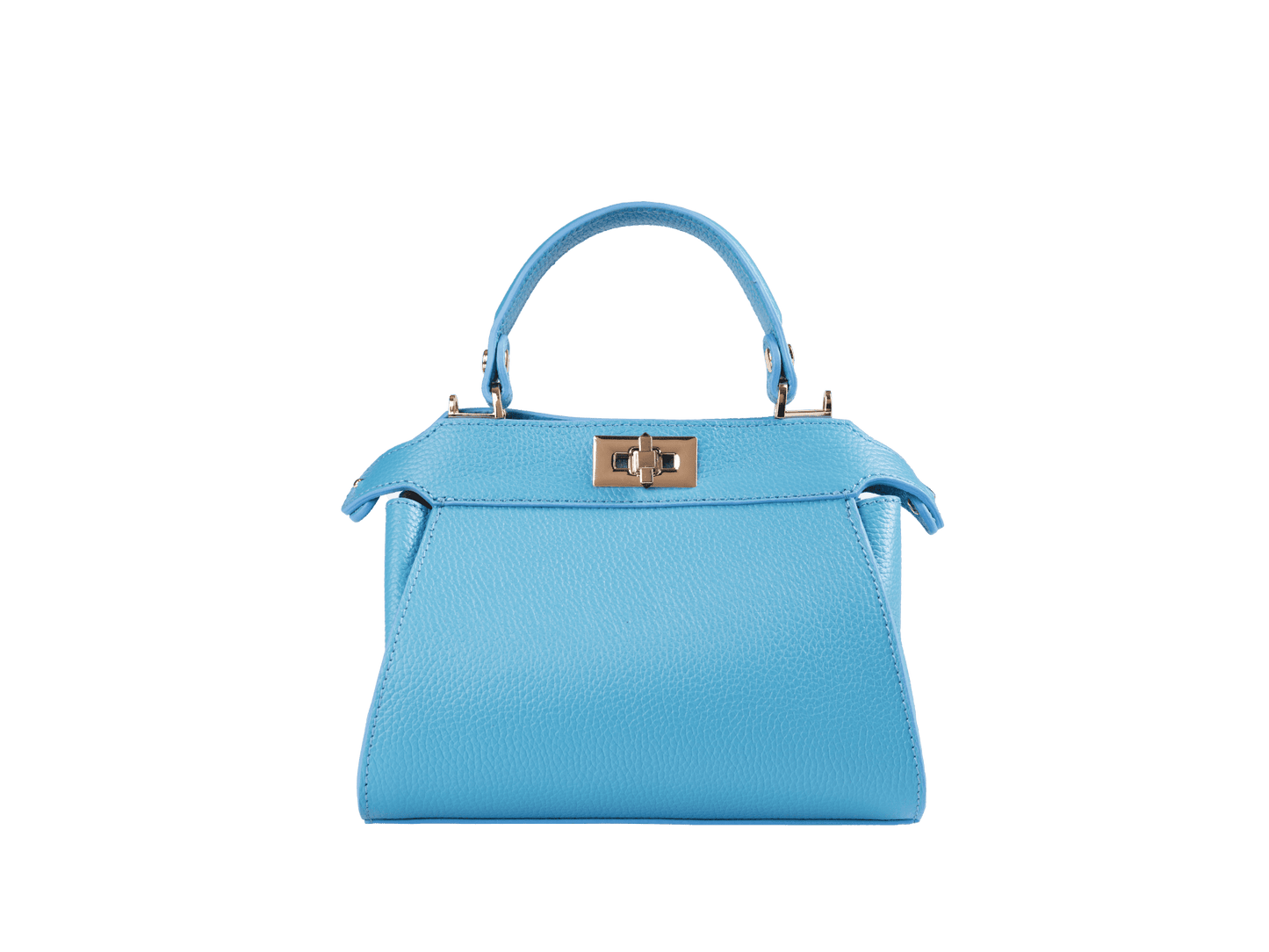 Premium Full Grain Leather Mini Handbag | Shoulder Strap Included, Compact Yet Roomy, Soft Alcantara Lining | Stylish Daily Carry