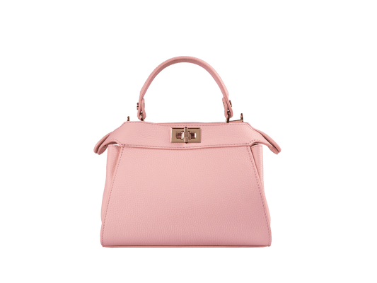 Premium Full Grain Leather Mini Handbag | Shoulder Strap Included, Compact Yet Roomy, Soft Alcantara Lining | Stylish Daily Carry