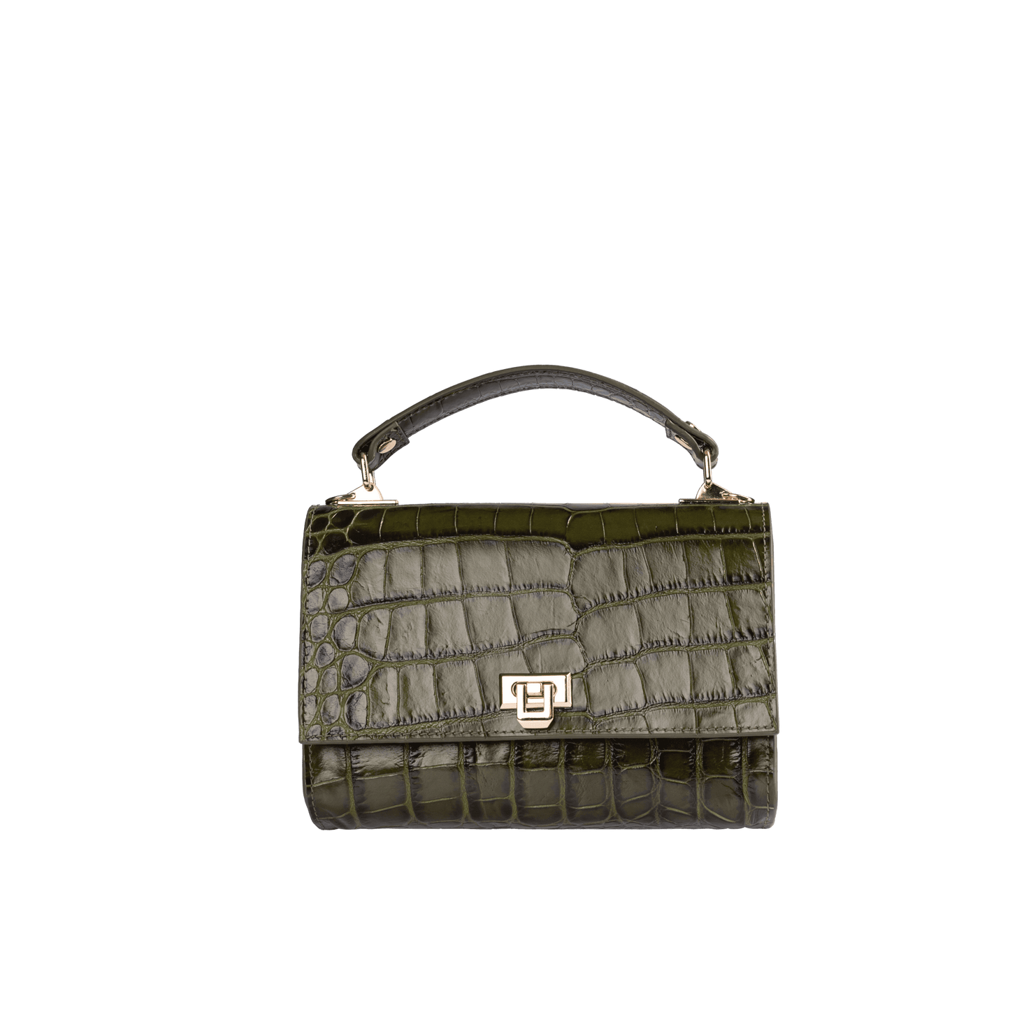 Genuine Full Grain Leather Handbag | Top Handle & Detachable Long Strap | Premium Hardware & Alcantara Lining