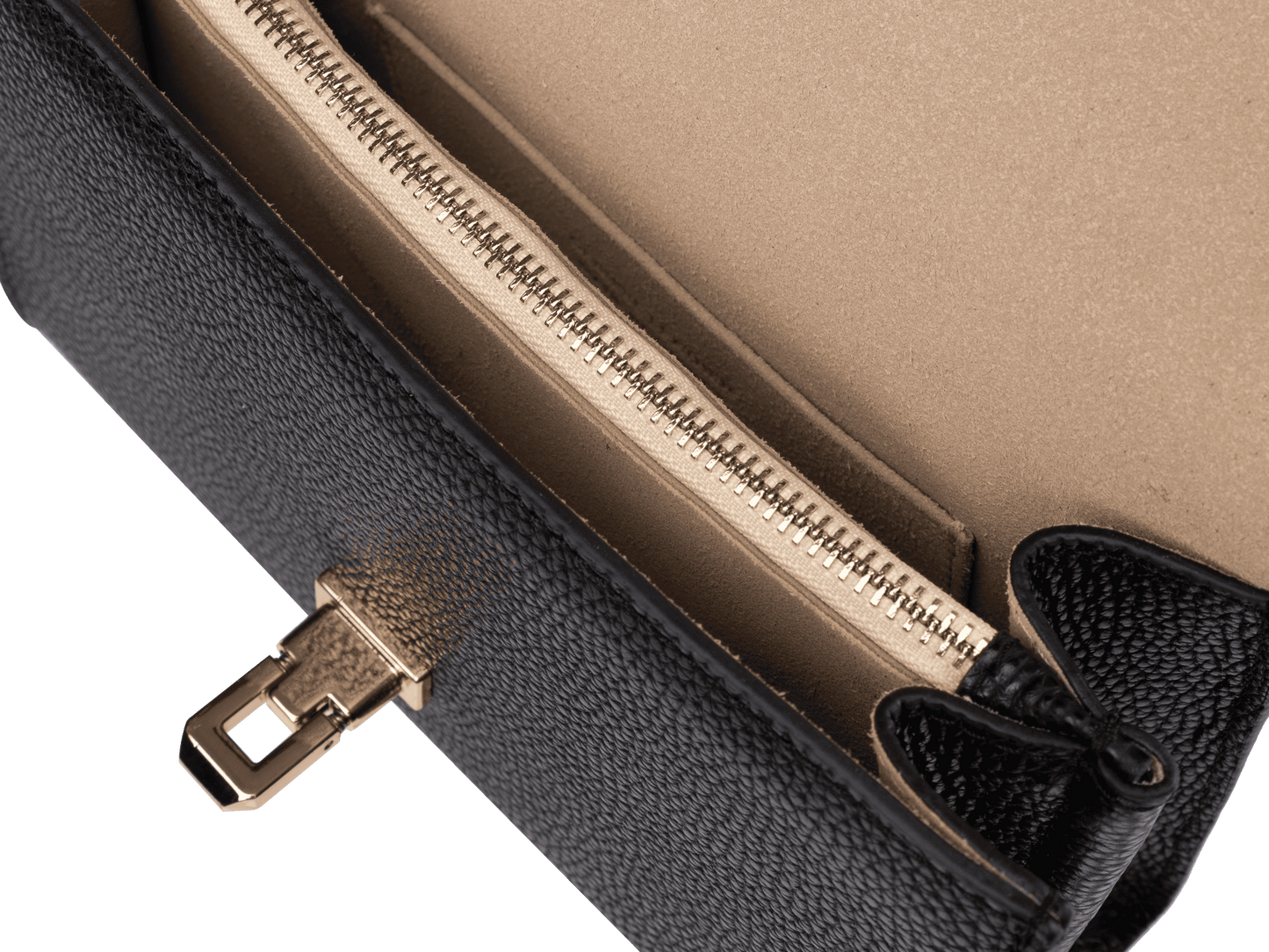 Genuine Full Grain Leather Handbag | Top Handle & Detachable Long Strap | Premium Hardware & Alcantara Lining