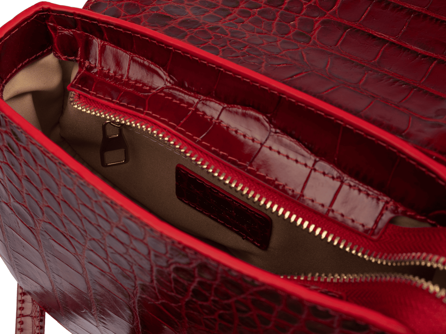 Luxe Genuine Leather Crossbody Bag | Braided Detail Design, Available in Full Grain & Croc Embossed Styles, Interior Zip Pocket | Versatile Day-to-Night Carry
