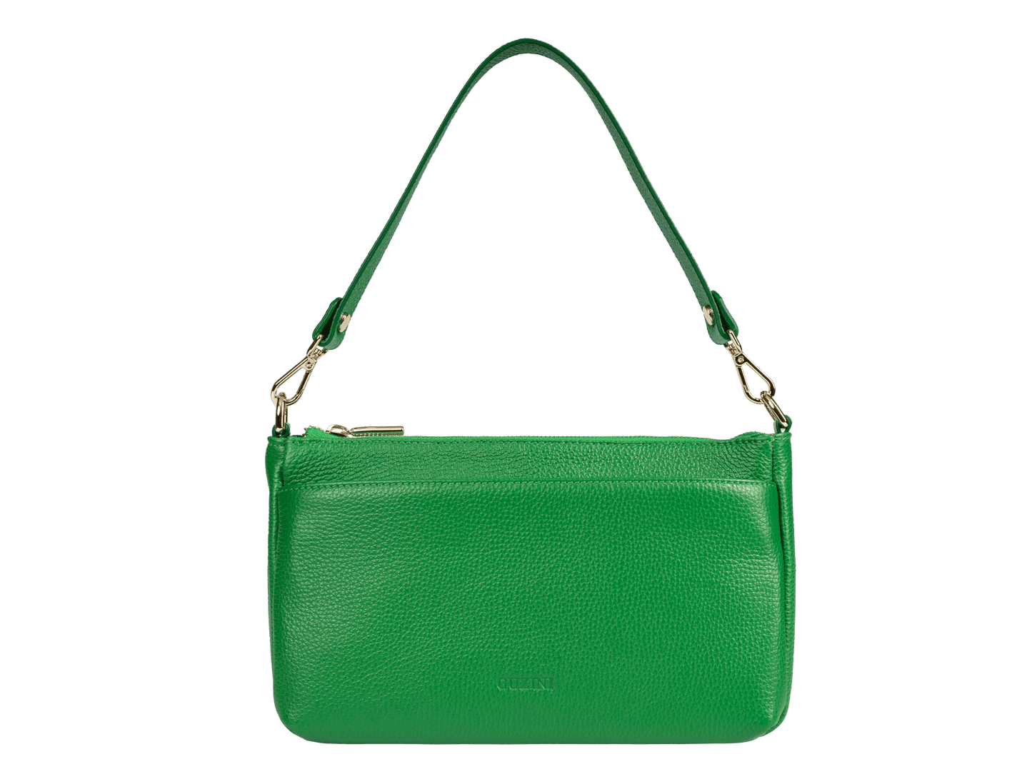 Multi-Compartment Genuine Leather Bag | Convertible Crossbody & Shoulder Straps, Multiple Zip Pockets, Organized Interior | Versatile Everyday Organizer