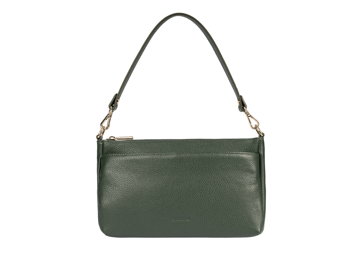 Multi-Compartment Genuine Leather Bag | Convertible Crossbody & Shoulder Straps, Multiple Zip Pockets, Organized Interior | Versatile Everyday Organizer