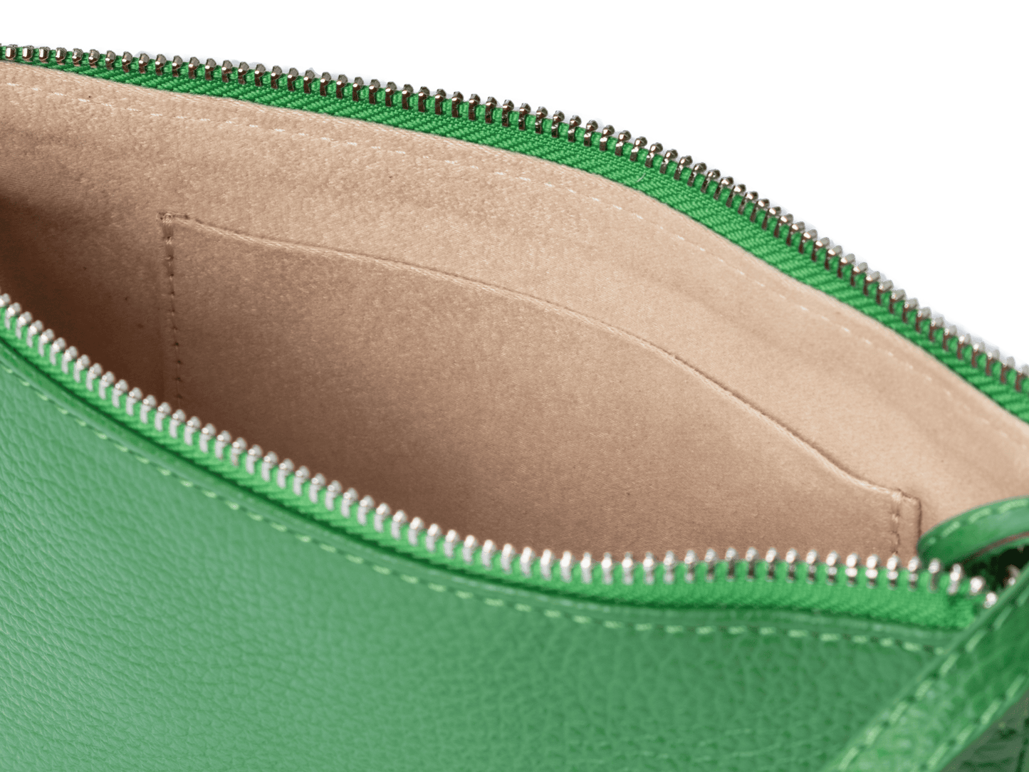 Compact Genuine Leather Shoulder Pouch | Adjustable Strap Design, Zip-Top Closure, Interior Card Slot | Essential Mini Carry