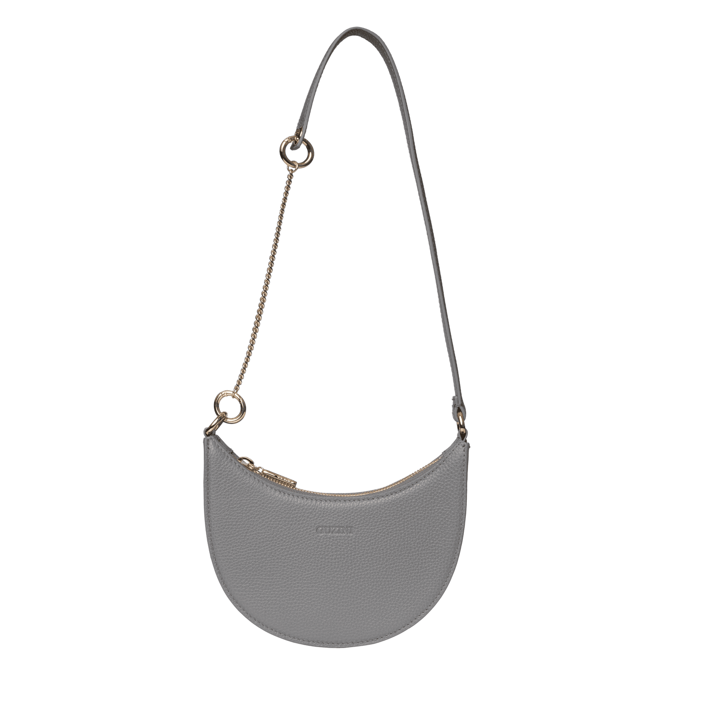 Convertible Genuine Leather Crossbody Bag | Detachable Chain Strap, Multi-Way Carry Design, Interior Organization Pocket | Versatile Fashion Accessory