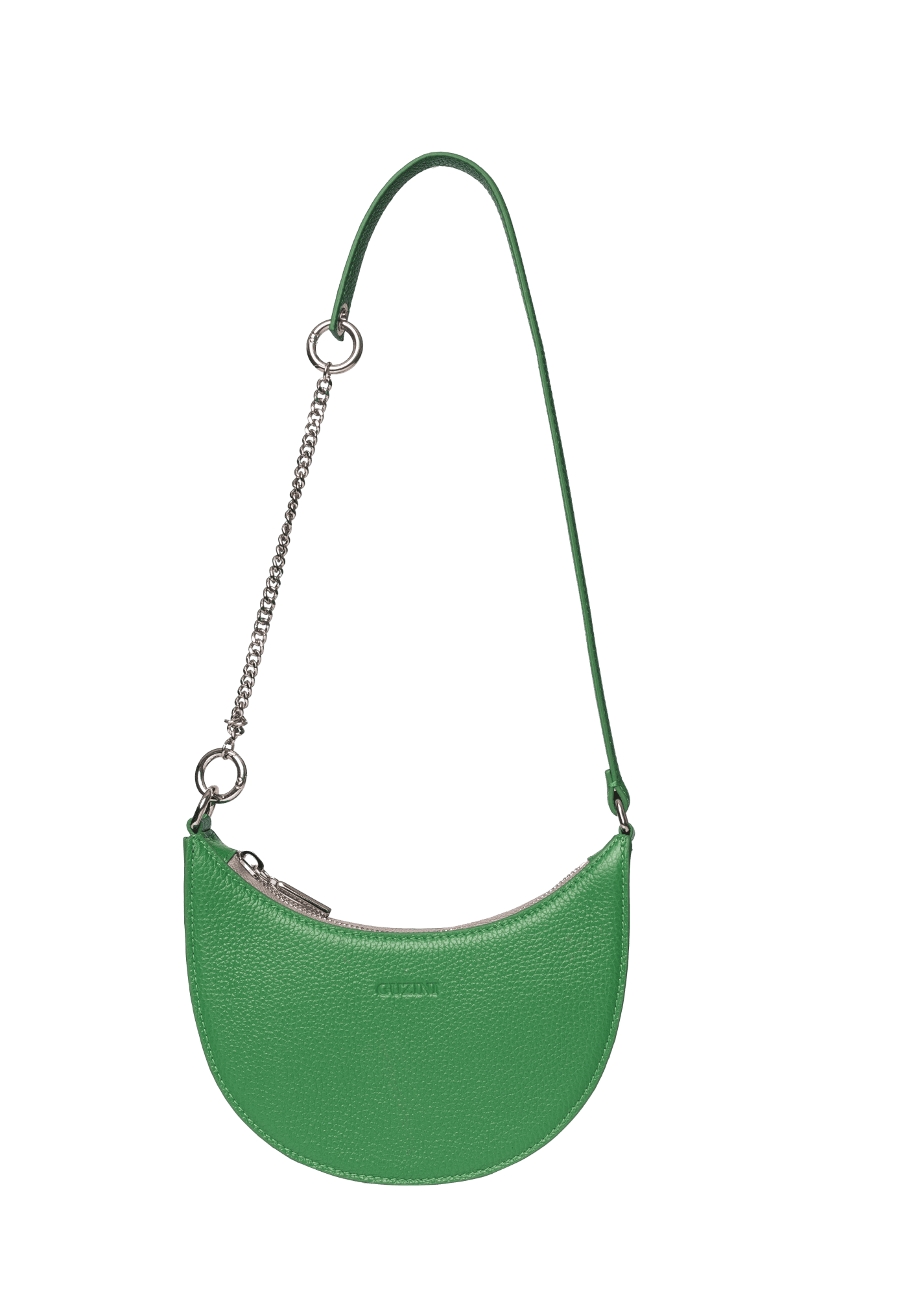 Convertible Genuine Leather Crossbody Bag | Detachable Chain Strap, Multi-Way Carry Design, Interior Organization Pocket | Versatile Fashion Accessory