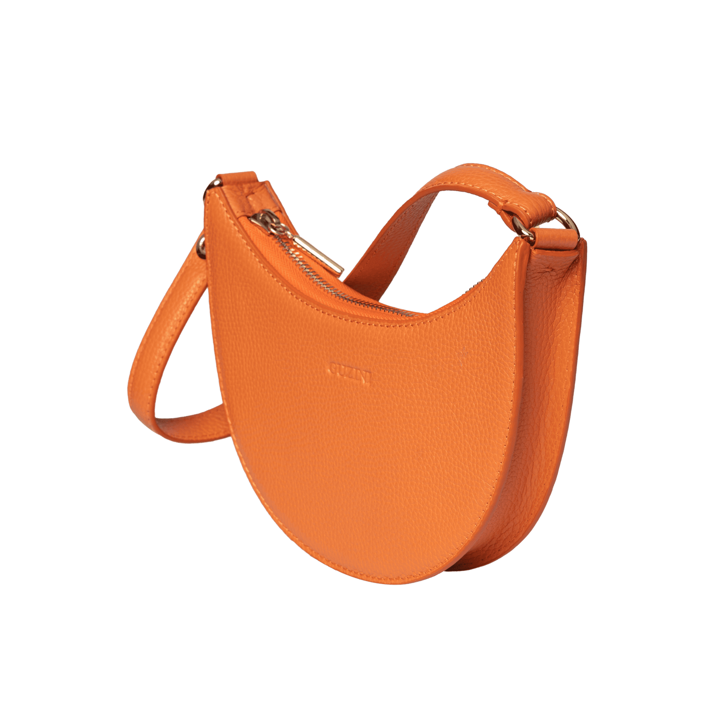 Convertible Genuine Leather Crossbody Bag | Detachable Chain Strap, Multi-Way Carry Design, Interior Organization Pocket | Versatile Fashion Accessory