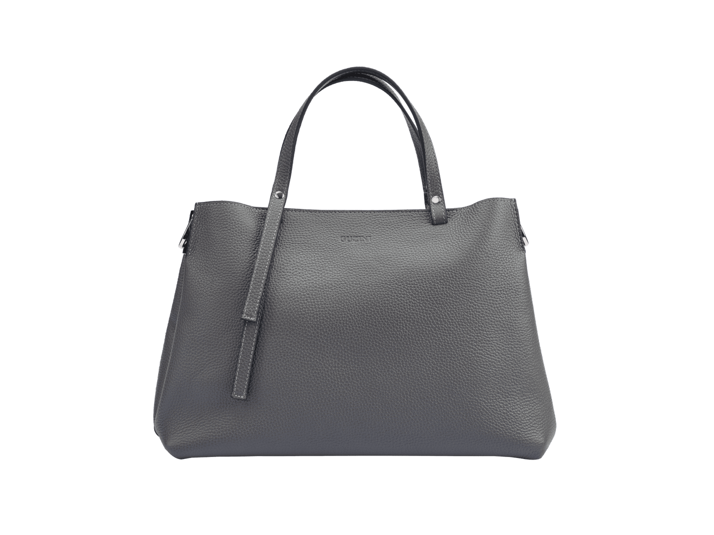 Genuine Leather Handbag | Detachable Shoulder Strap, Dual Handle Design, Interior Zip Compartment | Spacious Everyday Tote