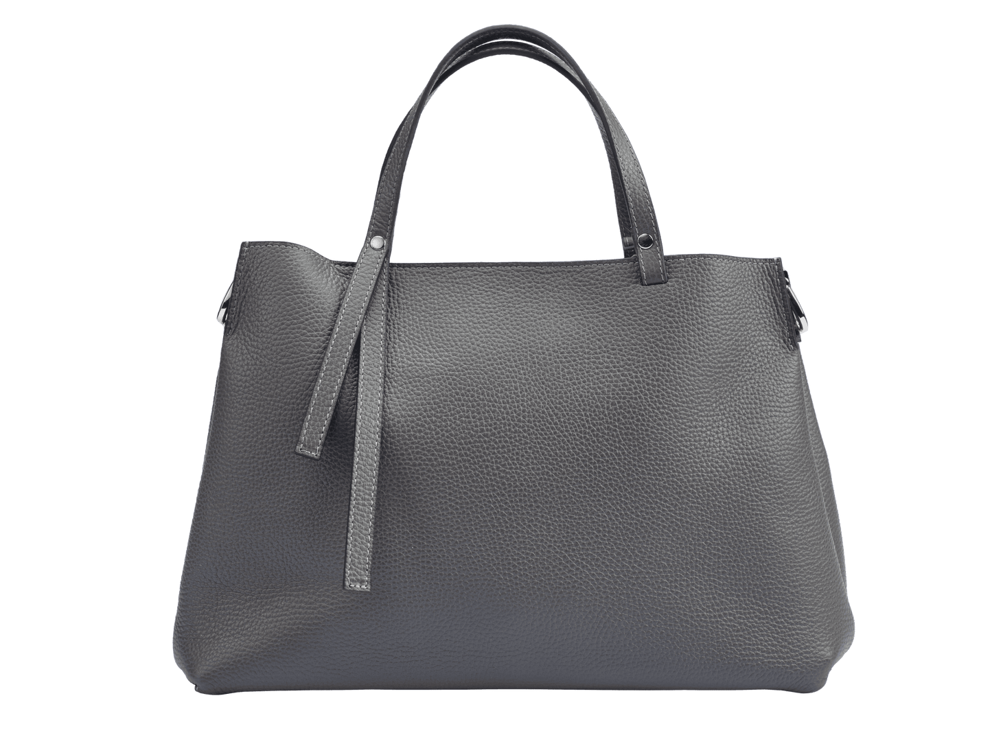 Genuine Leather Handbag | Detachable Shoulder Strap, Dual Handle Design, Interior Zip Compartment | Spacious Everyday Tote