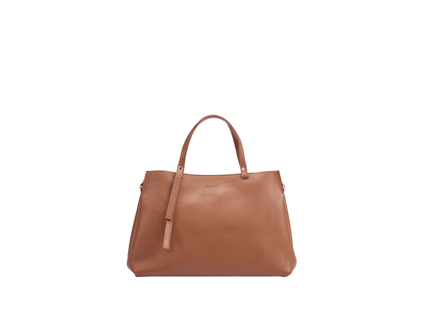 Genuine Leather Handbag | Detachable Shoulder Strap, Dual Handle Design, Interior Zip Compartment | Spacious Everyday Tote