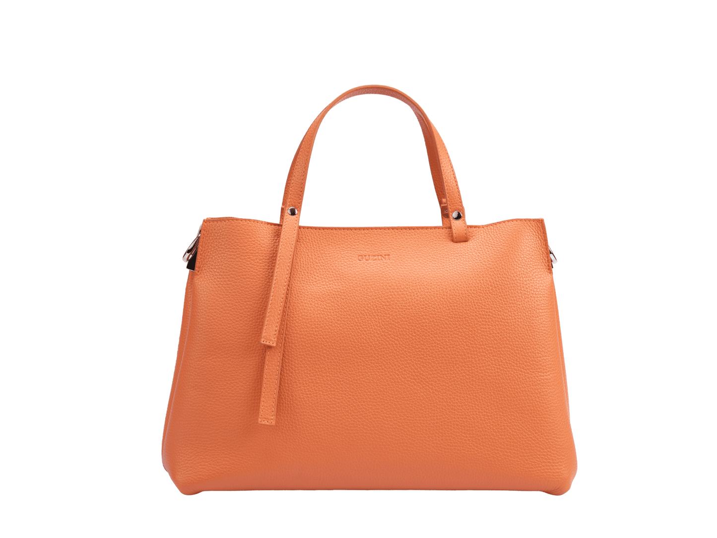 Genuine Leather Handbag | Detachable Shoulder Strap, Dual Handle Design, Interior Zip Compartment | Spacious Everyday Tote