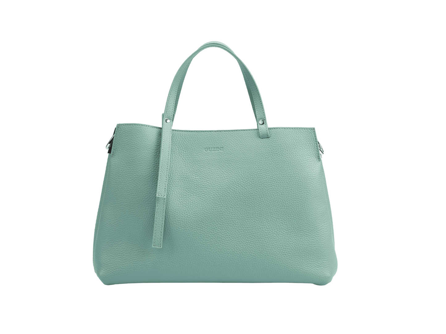Genuine Leather Handbag | Detachable Shoulder Strap, Dual Handle Design, Interior Zip Compartment | Spacious Everyday Tote