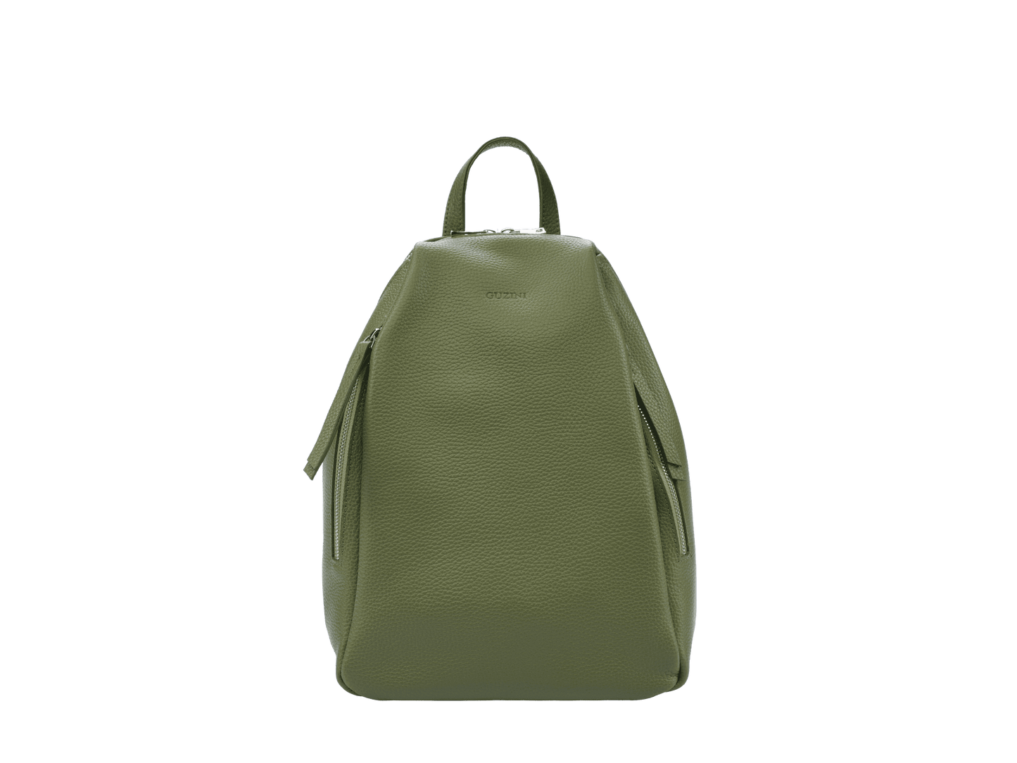 Genuine Leather Backpack | Adjustable Straps, Front Zip Pocket, Interior Organization | Modern Everyday Carry