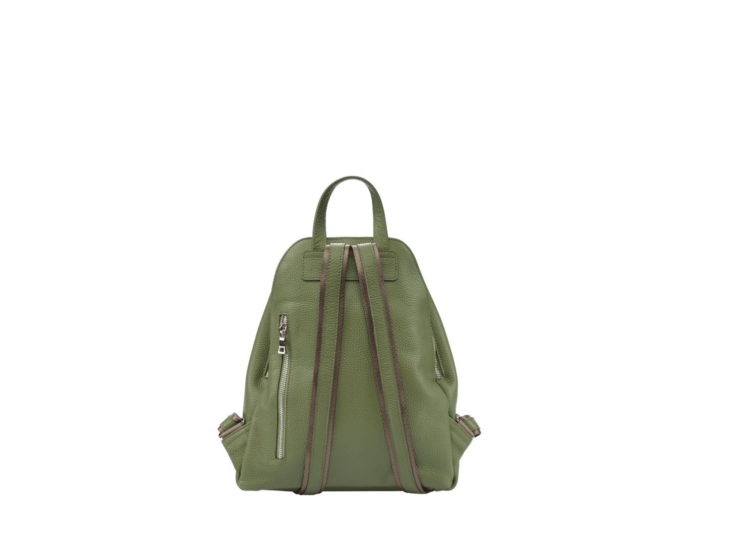 Genuine Leather Backpack | Adjustable Straps, Front Zip Pocket, Interior Organization | Modern Everyday Carry