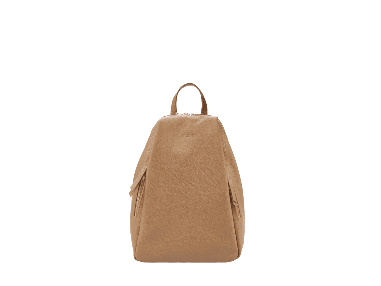 Genuine Leather Backpack | Adjustable Straps, Front Zip Pocket, Interior Organization | Modern Everyday Carry