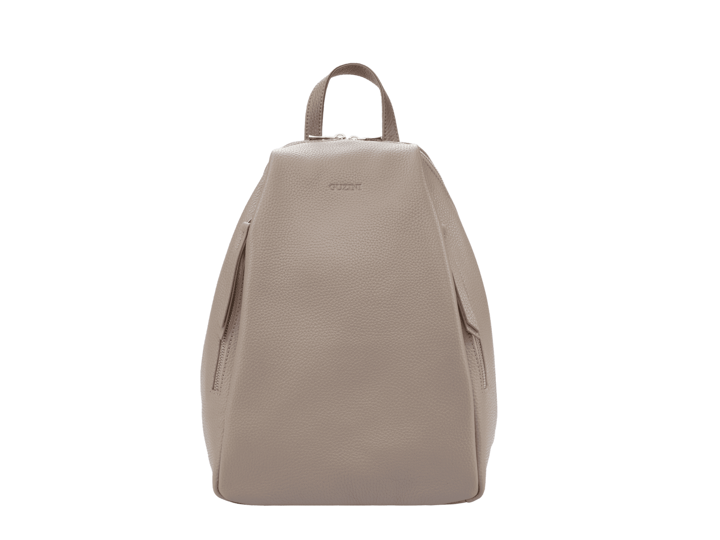 Genuine Leather Backpack | Adjustable Straps, Front Zip Pocket, Interior Organization | Modern Everyday Carry