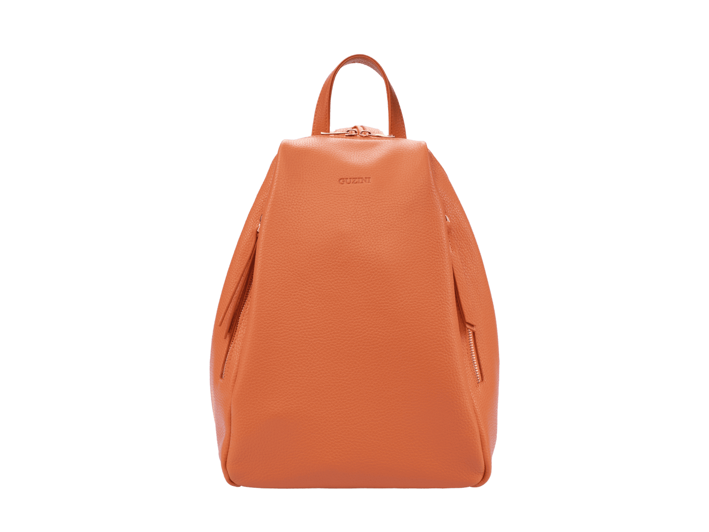 Genuine Leather Backpack | Adjustable Straps, Front Zip Pocket, Interior Organization | Modern Everyday Carry