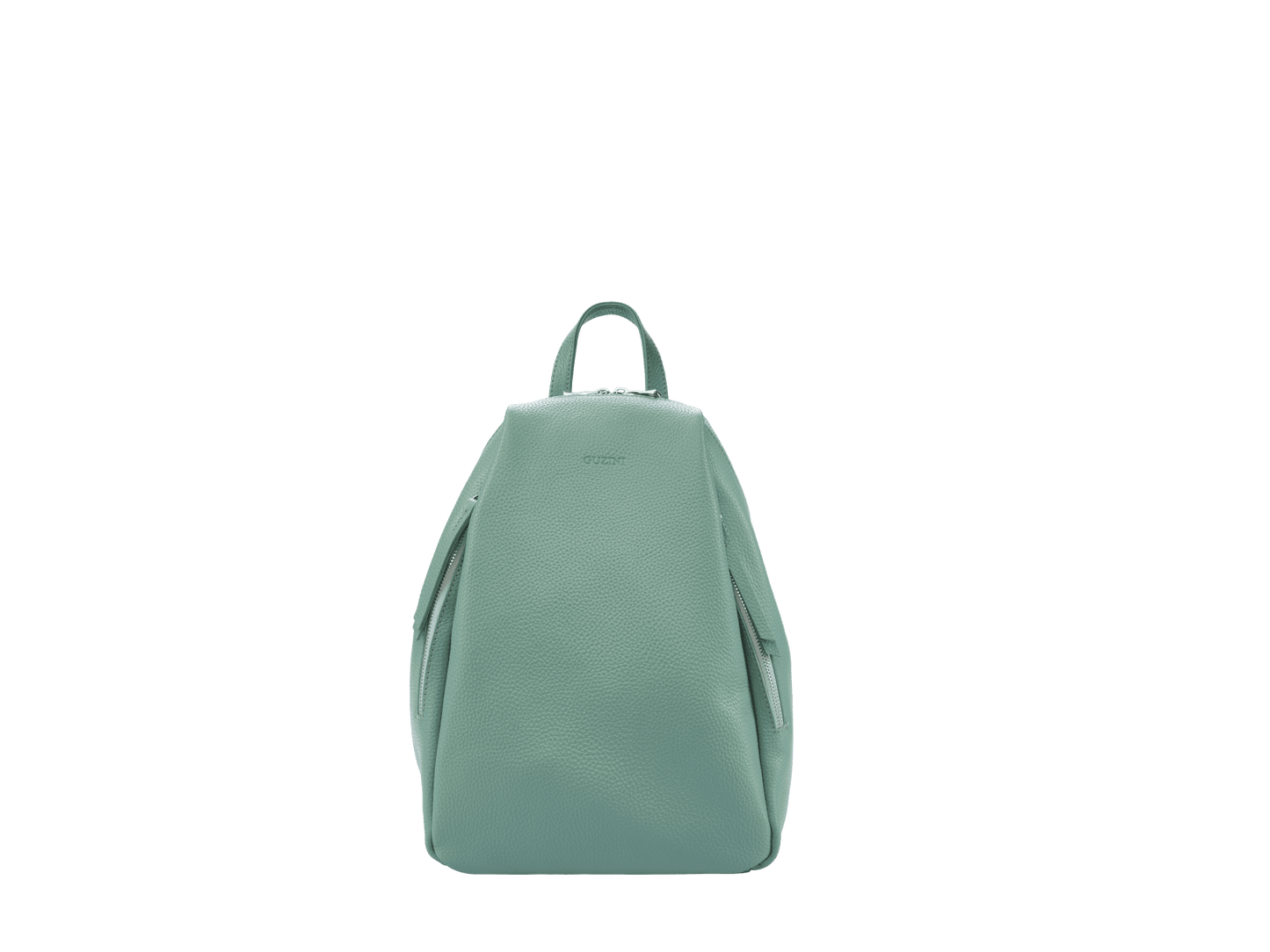Genuine Leather Backpack | Adjustable Straps, Front Zip Pocket, Interior Organization | Modern Everyday Carry