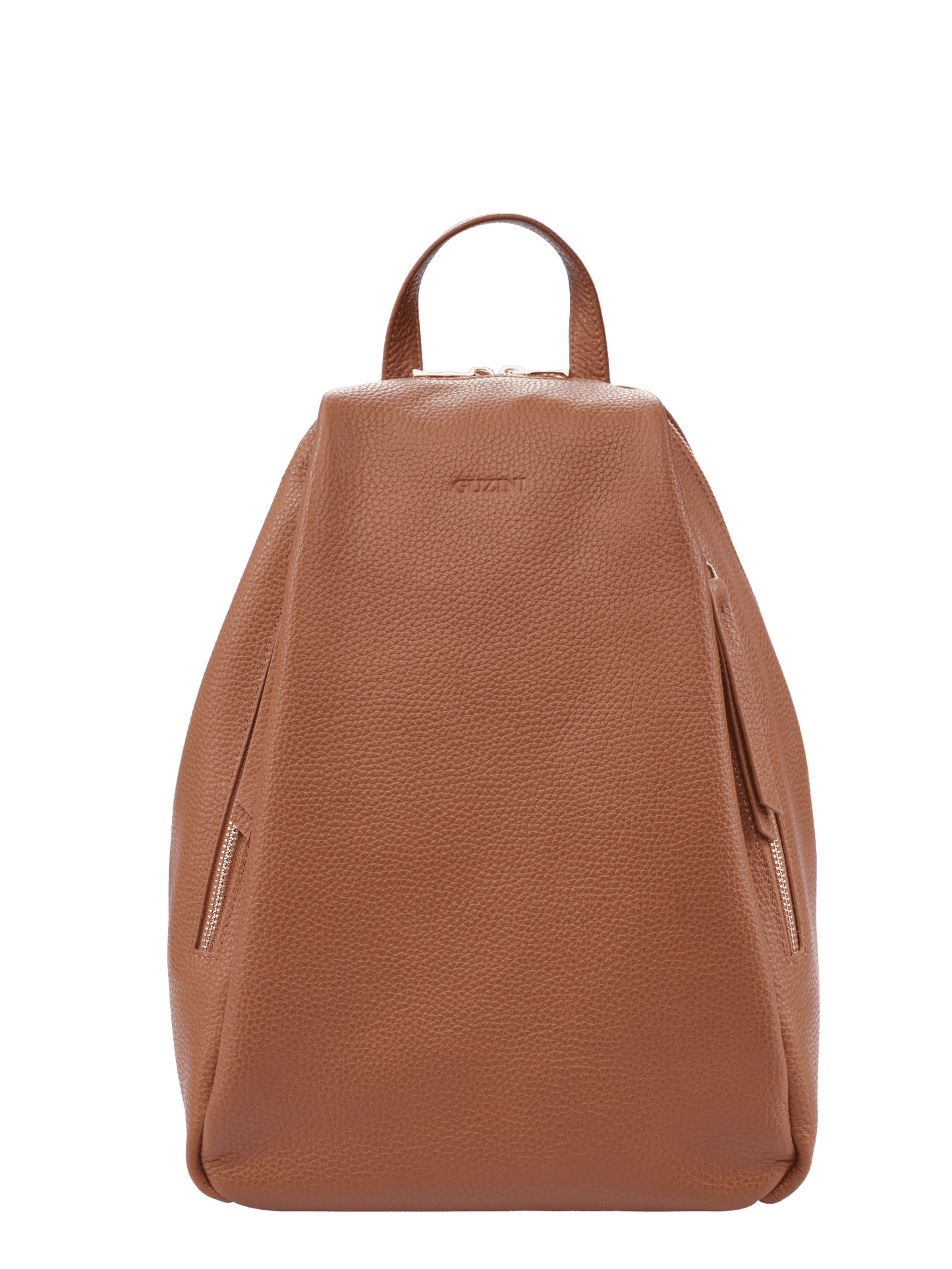 Genuine Leather Backpack | Adjustable Straps, Front Zip Pocket, Interior Organization | Modern Everyday Carry