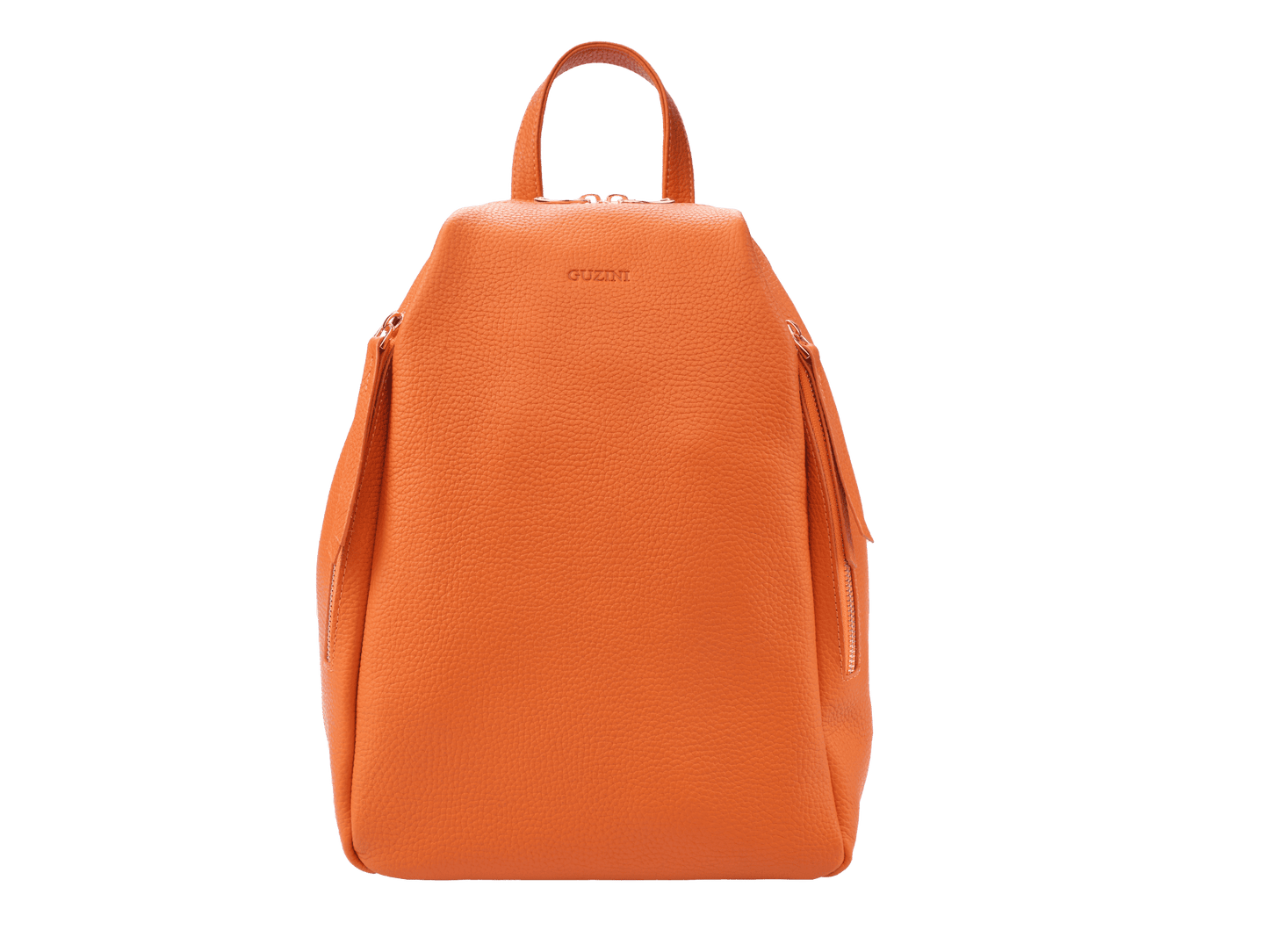 Genuine Leather Backpack | Adjustable Straps, Front Zip Pocket, Interior Organization | Modern Everyday Carry